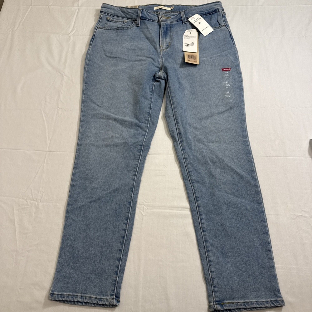 JEANS SLIM FIT Levi Strauss WOMENS 32X30 Stretch 712 Denim NWT